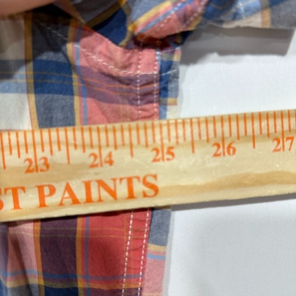 American Eagle Shirt Men's 2XL Plaid Short Sleeve Button Down Vintage Fit - Picture 5 of 5